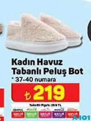 JUNO KADIN HAVUZ TABANLI PELUŞ BOT
